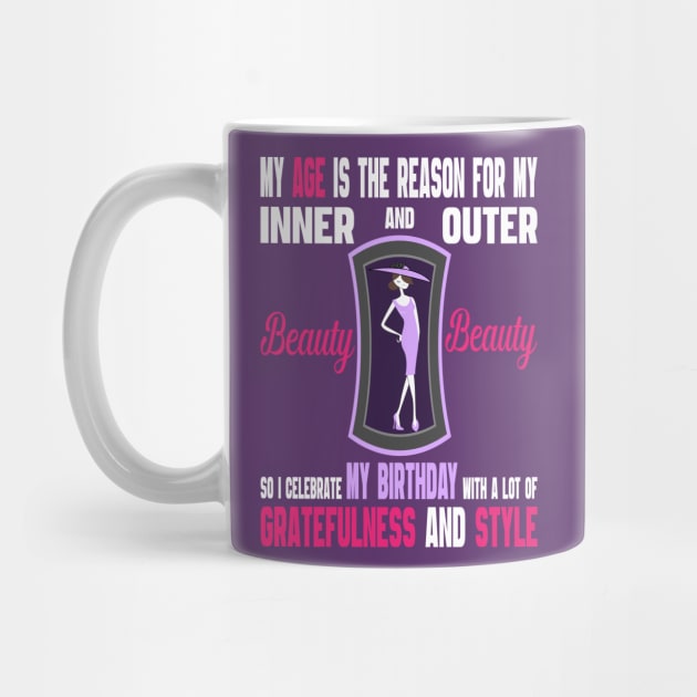 Funny Bday Gift for Women - Fabulous Girls Birthday Design by JMXtraStyle